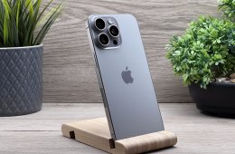 iPhone 15 Pro Max Natural Titanium 512GB E-sim 2 ÉV Garanciával 93%