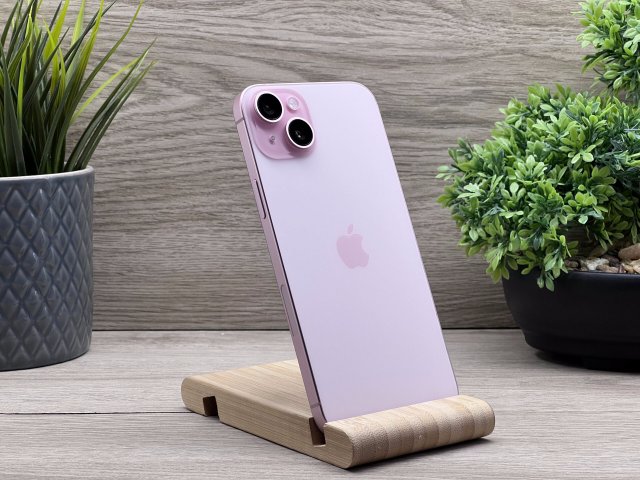 Hibátlan iPhone 15 Plus Pink 128GB 2 ÉV Garanciával 100%