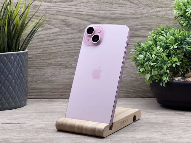 Hibátlan iPhone 15 Plus Pink 128GB 2 ÉV Garanciával 100%