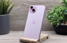 Hibátlan iPhone 15 Plus Pink 128GB 2 ÉV Garanciával 100%