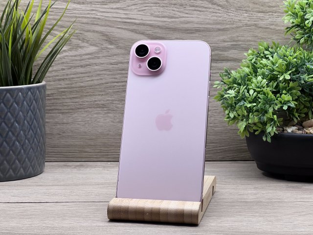 Hibátlan iPhone 15 Plus Pink 128GB 2 ÉV Garanciával 100%