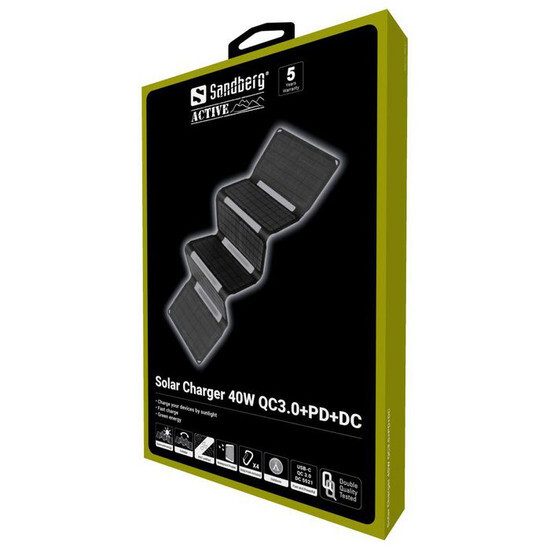 Sandberg Solar Charger 40W QC3.0 PD DC
