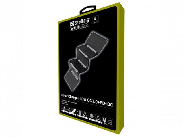 Sandberg Solar Charger 40W QC3.0 PD DC