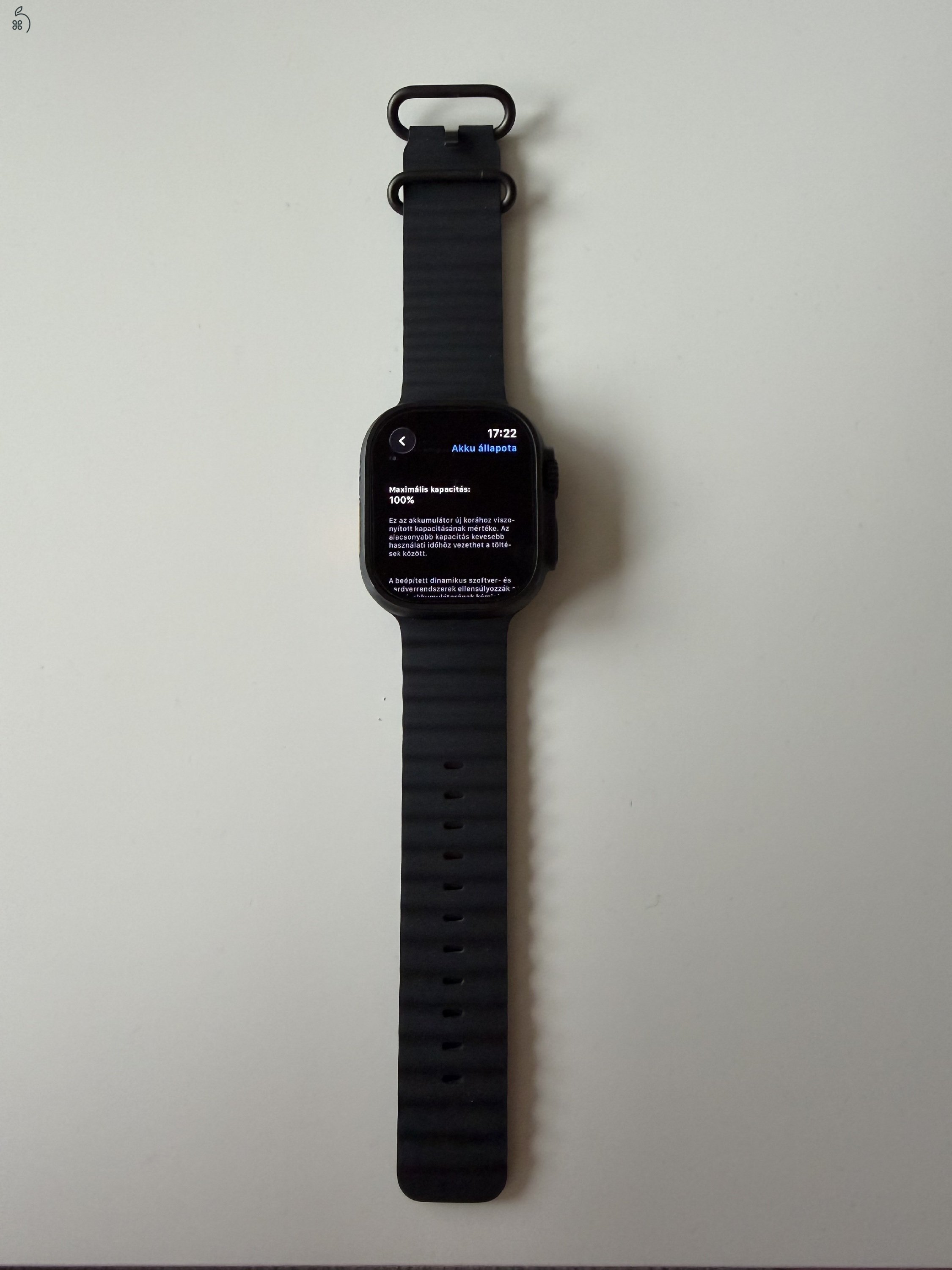 Eladó Apple Watch Ultra 3 eSIM 49 mm Fekete