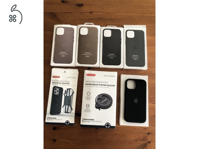 új hibátlan Iphone 15 128 tokokkal, üvegfóliával