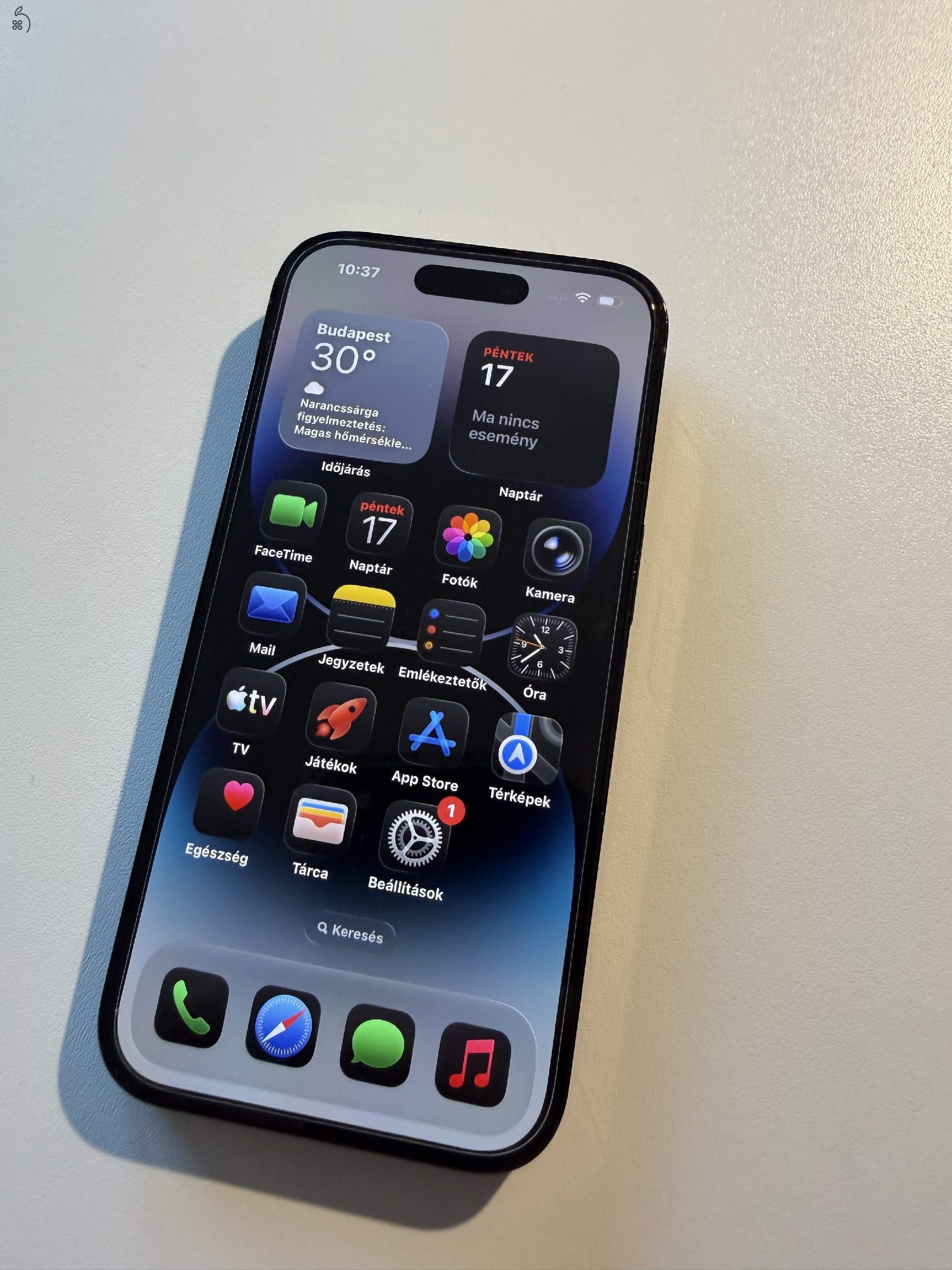Apple iPhone 14 Pro 256 GB Space Black – Független – 84% Akku – Szép állapot