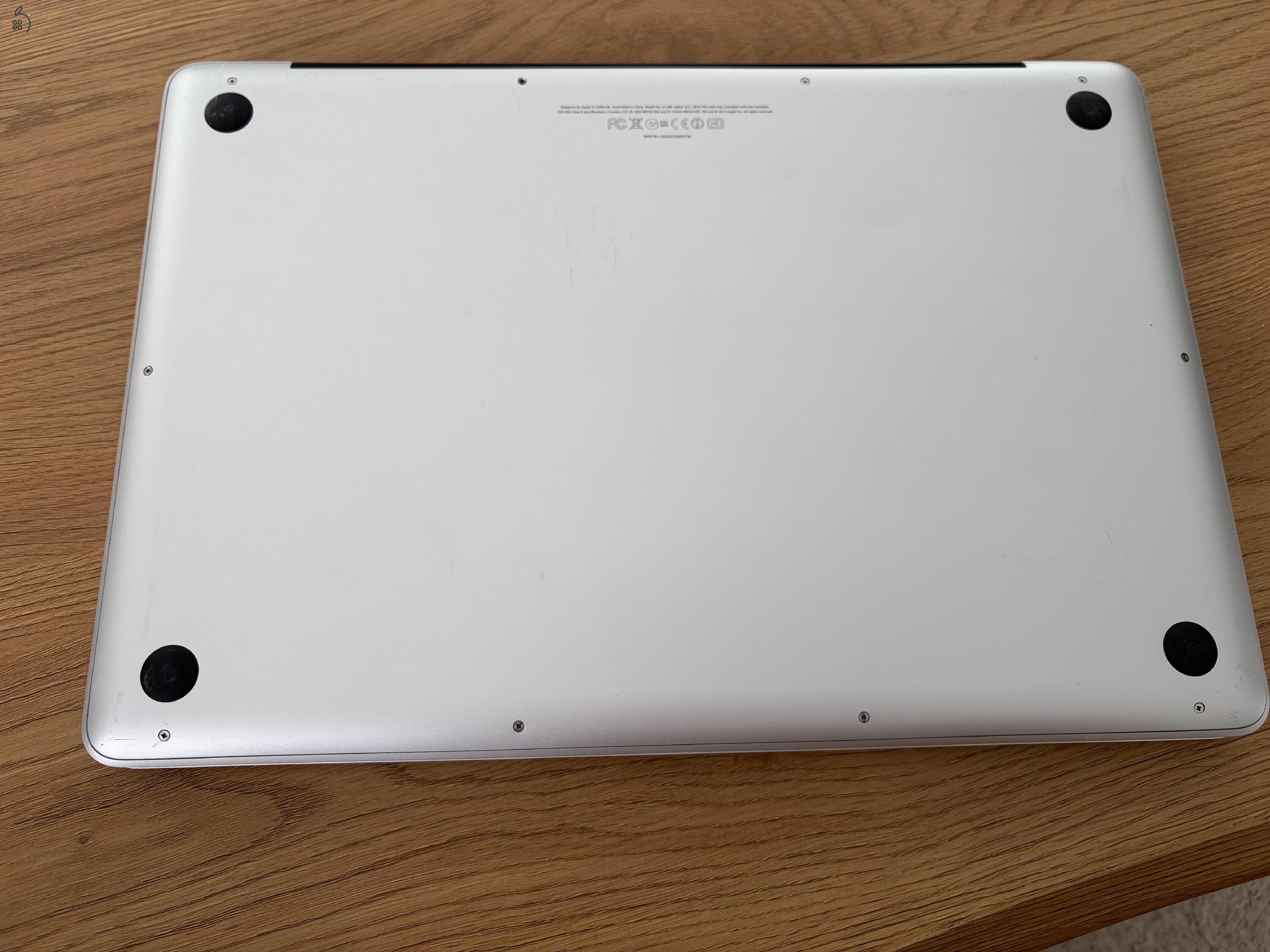 MacBook Pro 15 Late 2011 2.2Ghz négymagos i7 / 8 GB RAM / 128GB SSD / dGPU leválasztva
