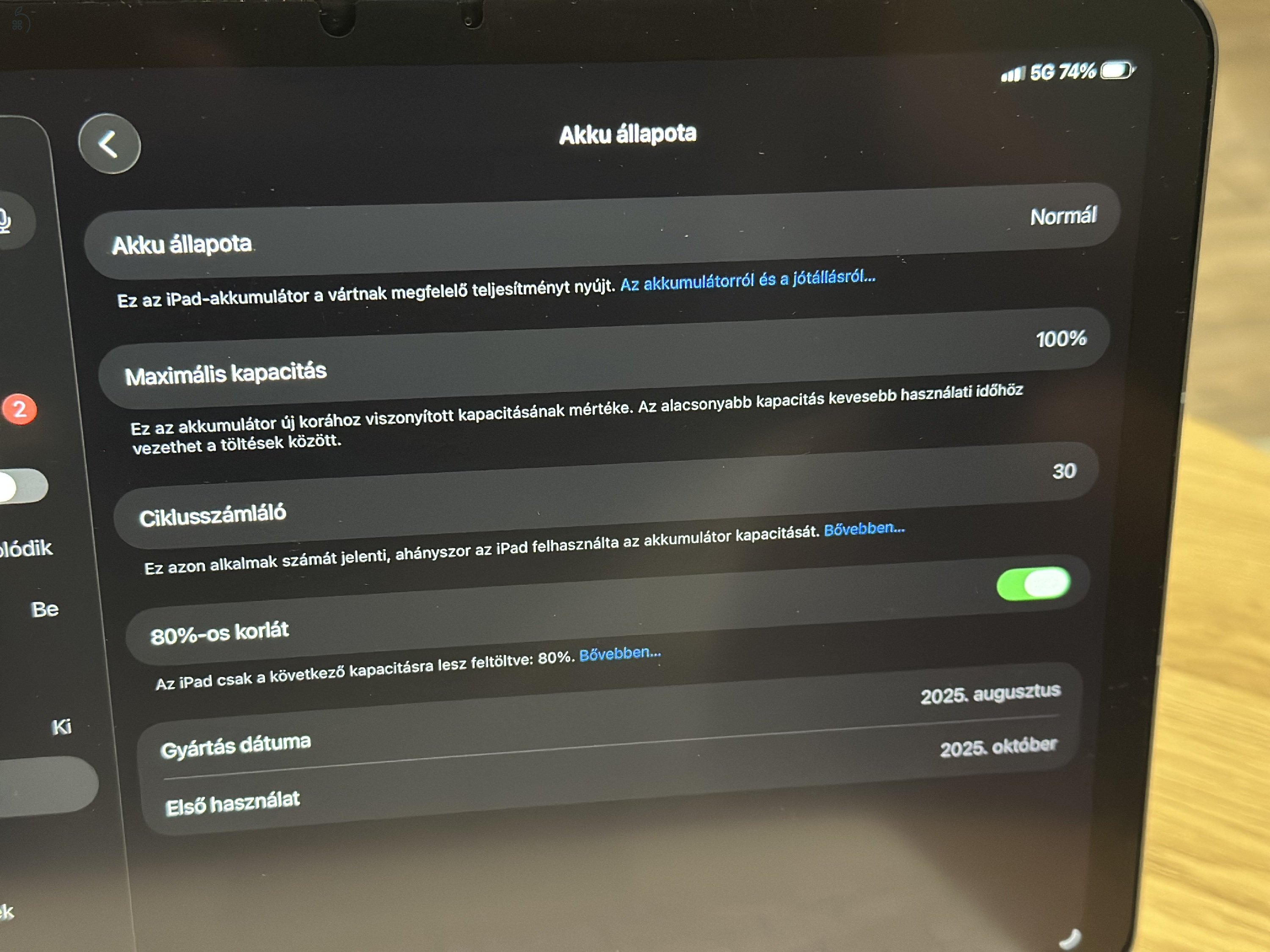 Eladó makulátlan iPad Air 11
