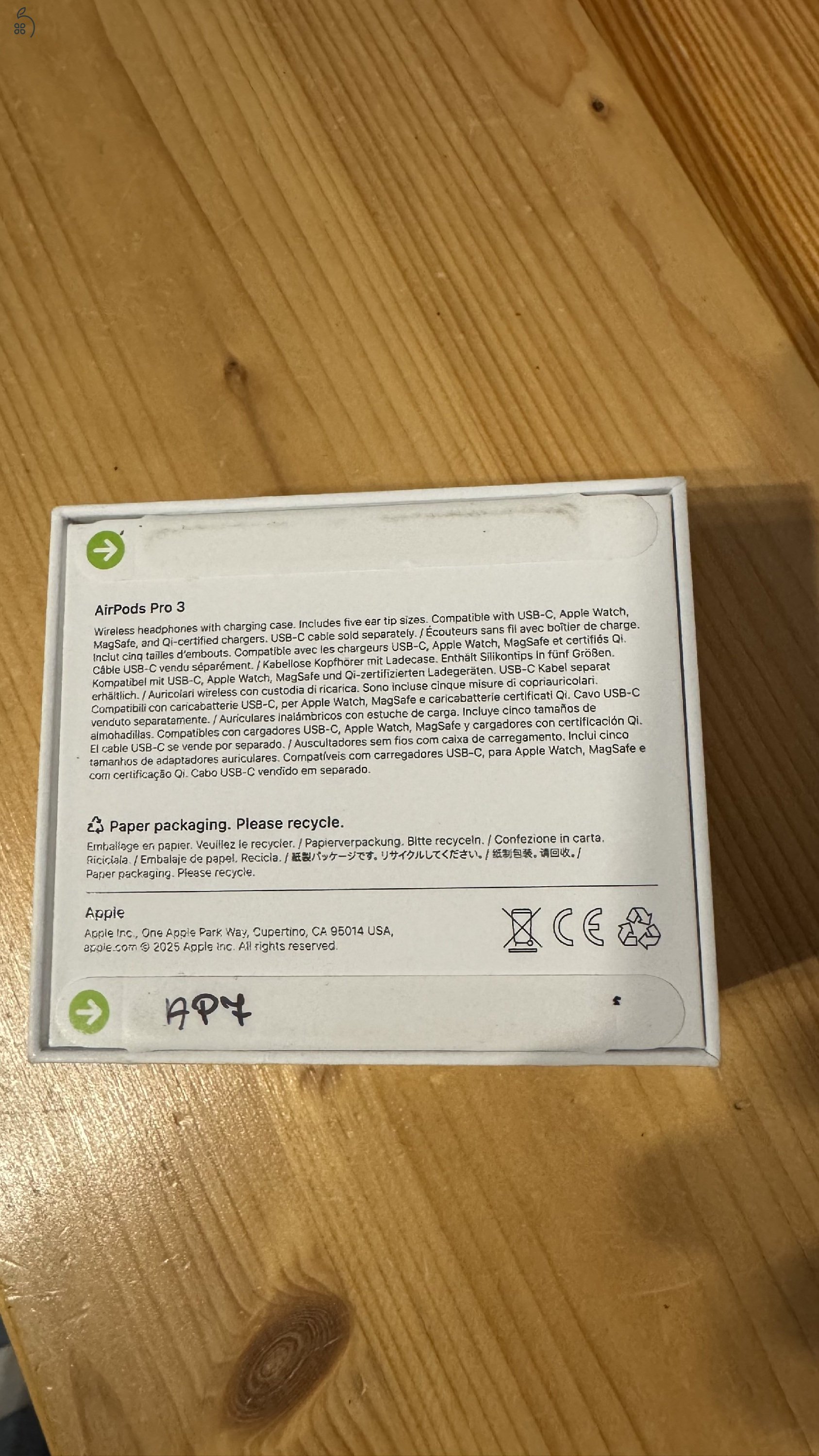 Apple AirPods Pro 3- Új, bontatlan, garanciális