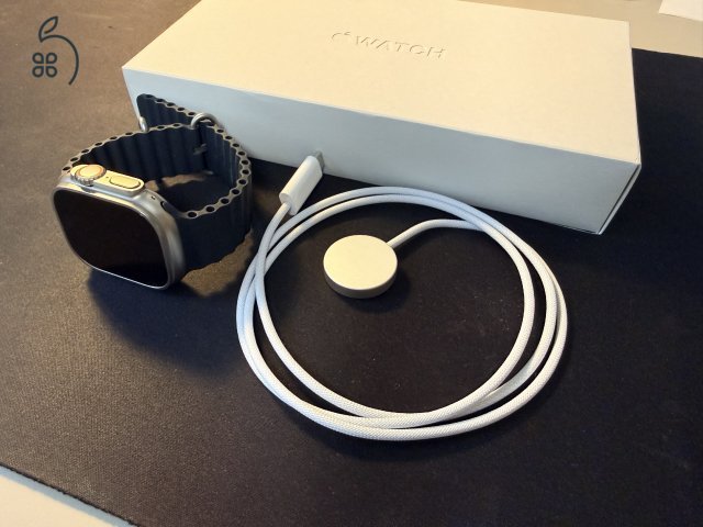 Apple Watch Ultra Midnight Ocean Band szíjjal eladó