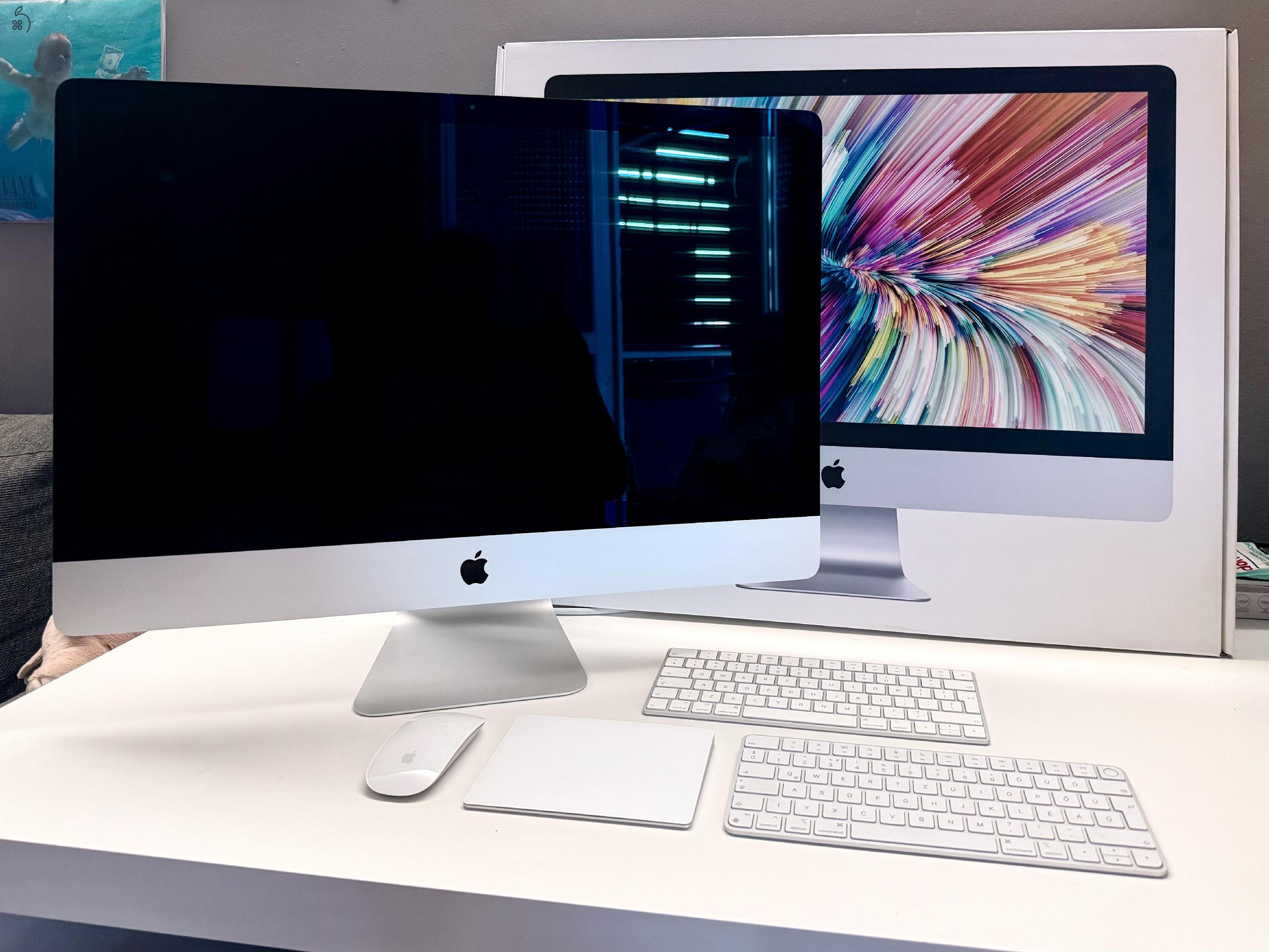  Apple iMac 27” Retina 5K (2017) | 24 GB RAM | 1 TB SSD | Teljes Apple szett