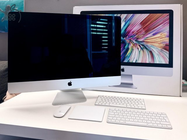  Apple iMac 27” Retina 5K (2017) | 24 GB RAM | 1 TB SSD | Teljes Apple szett