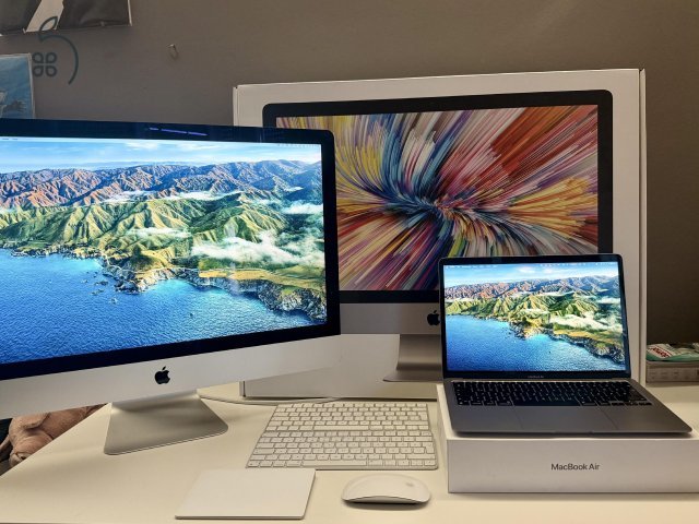  Apple iMac 27” Retina 5K (2017) | 24 GB RAM | 1 TB SSD | Teljes Apple szett