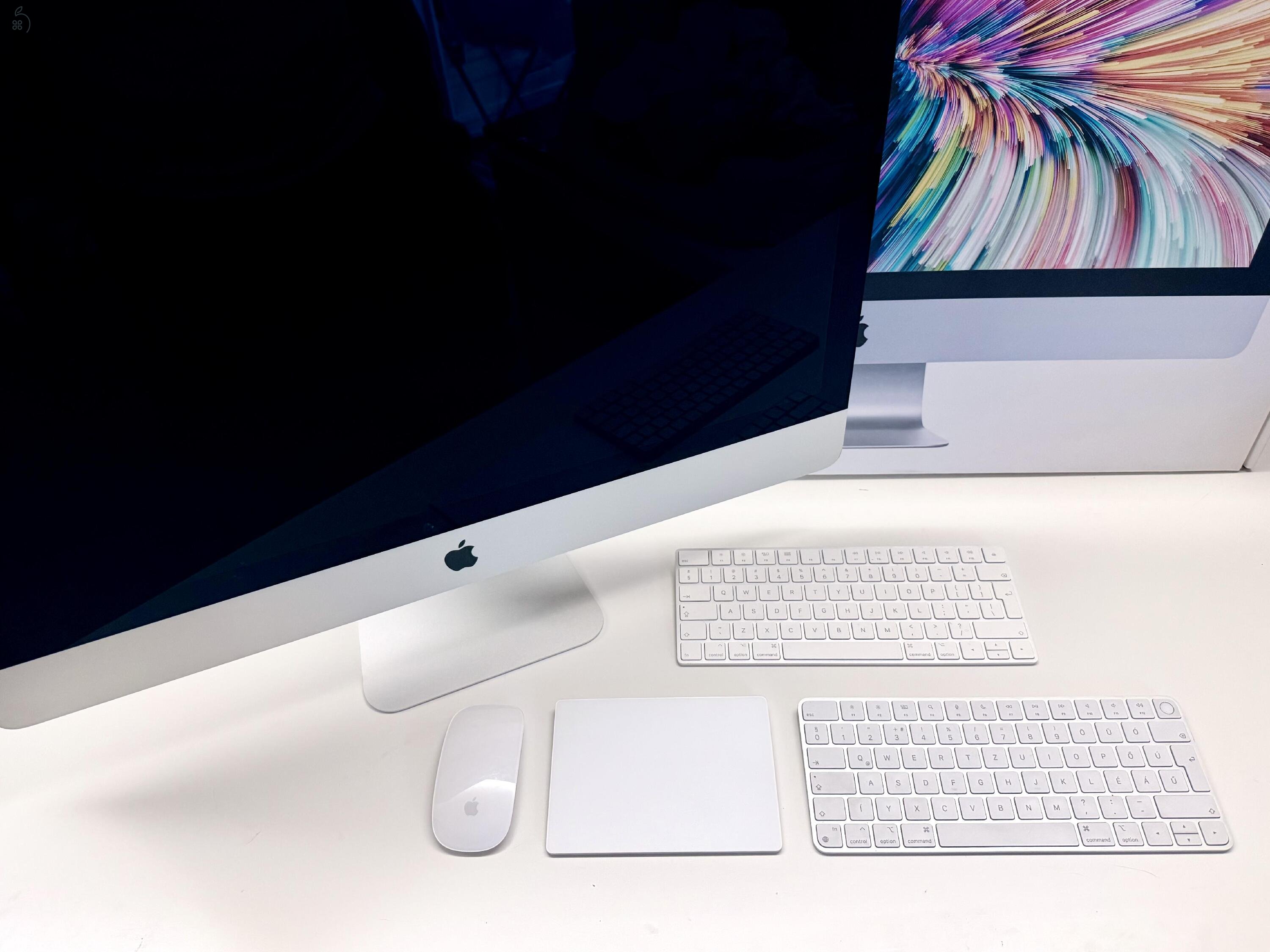  Apple iMac 27” Retina 5K (2017) | 24 GB RAM | 1 TB SSD | Teljes Apple szett