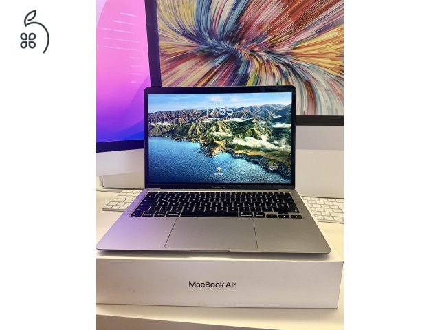 Apple MacBook Air 13” M1 (2020) | 8 GB RAM | 512 GB SSD | Doboz, számla |