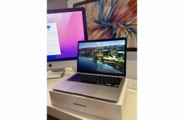Apple MacBook Air 13” M1 (2020) | 8 GB RAM | 512 GB SSD | Doboz, számla |