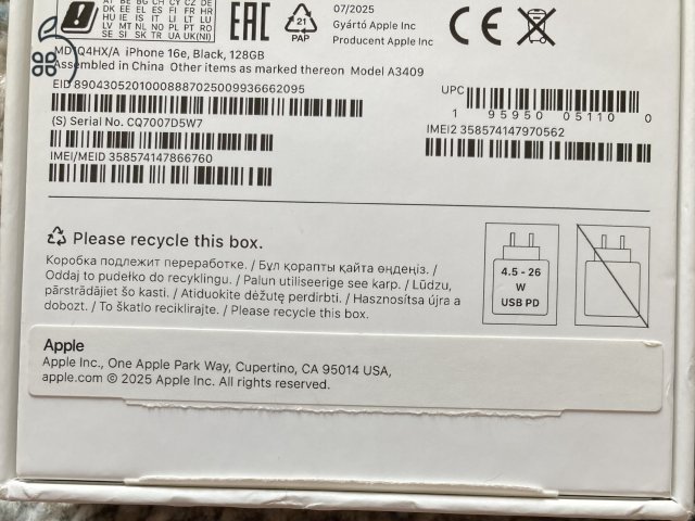 iPhone 16e 128GB Új!