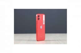 Használt Apple iPhone 12 64GB piros B US-8285