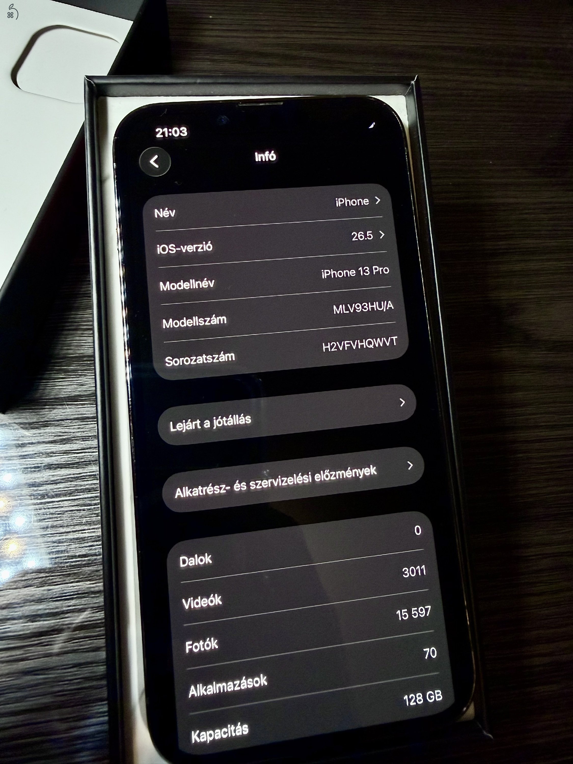 iPhone 13 Pro - Graphite - 128 GB