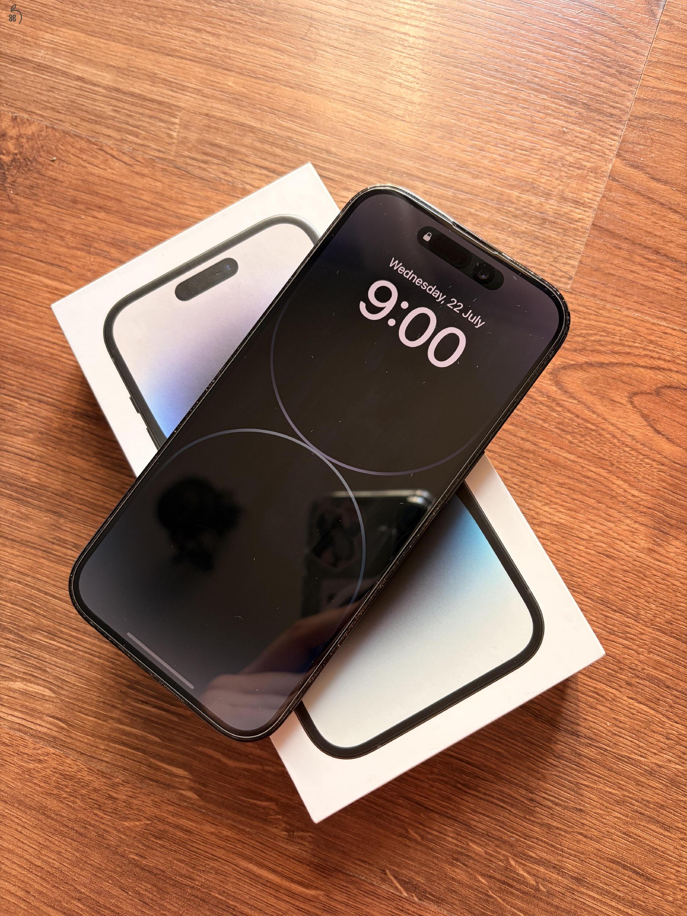 iPhone 14 Pro 256 GB Space Black 76% akku, kártyafüggetlen