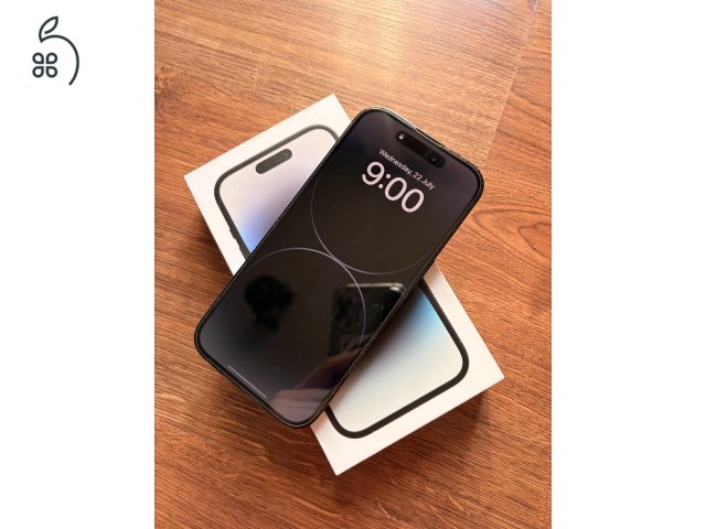 iPhone 14 Pro 256 GB Space Black 76% akku, kártyafüggetlen