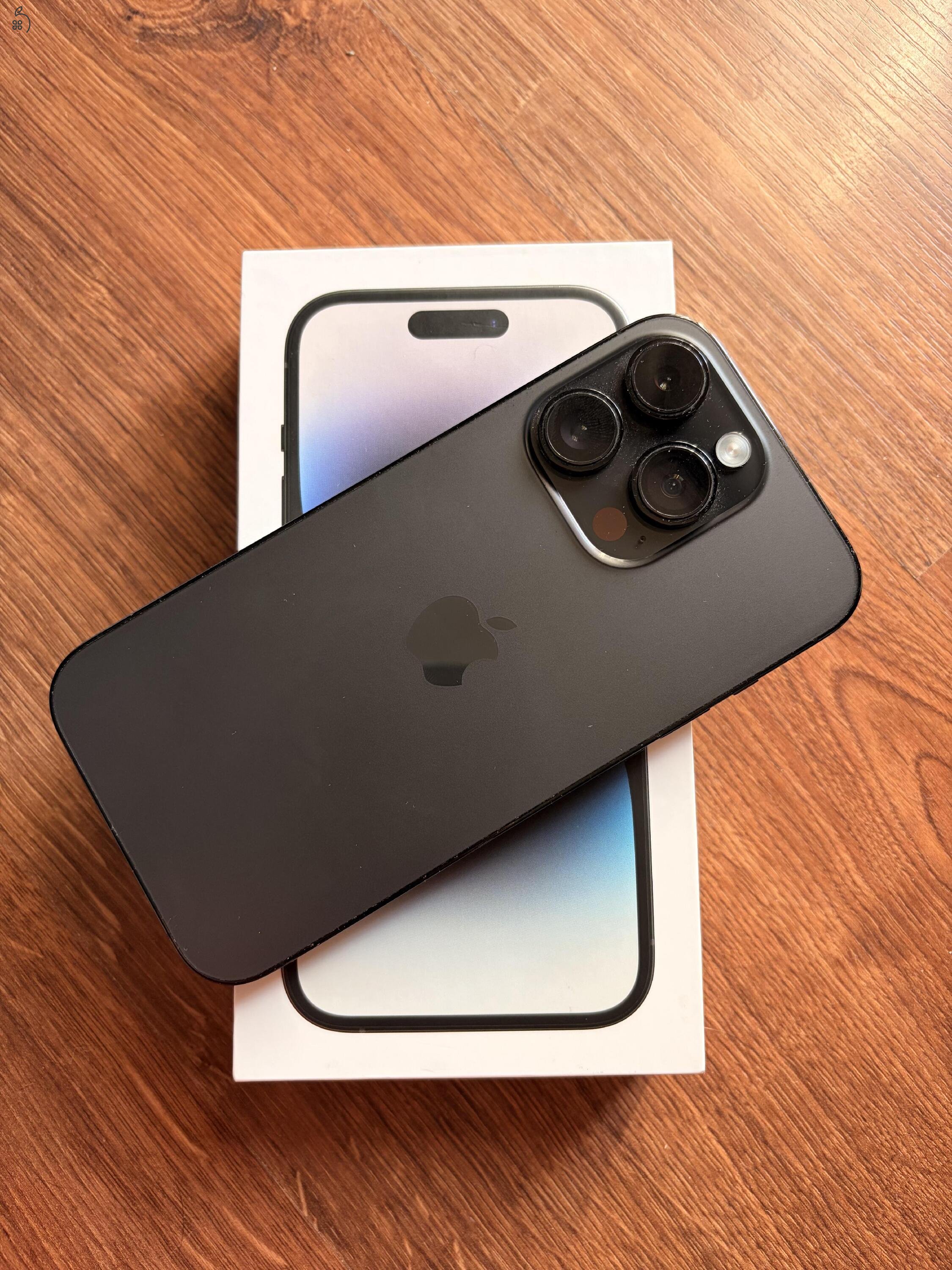 iPhone 14 Pro 256 GB Space Black 76% akku, kártyafüggetlen