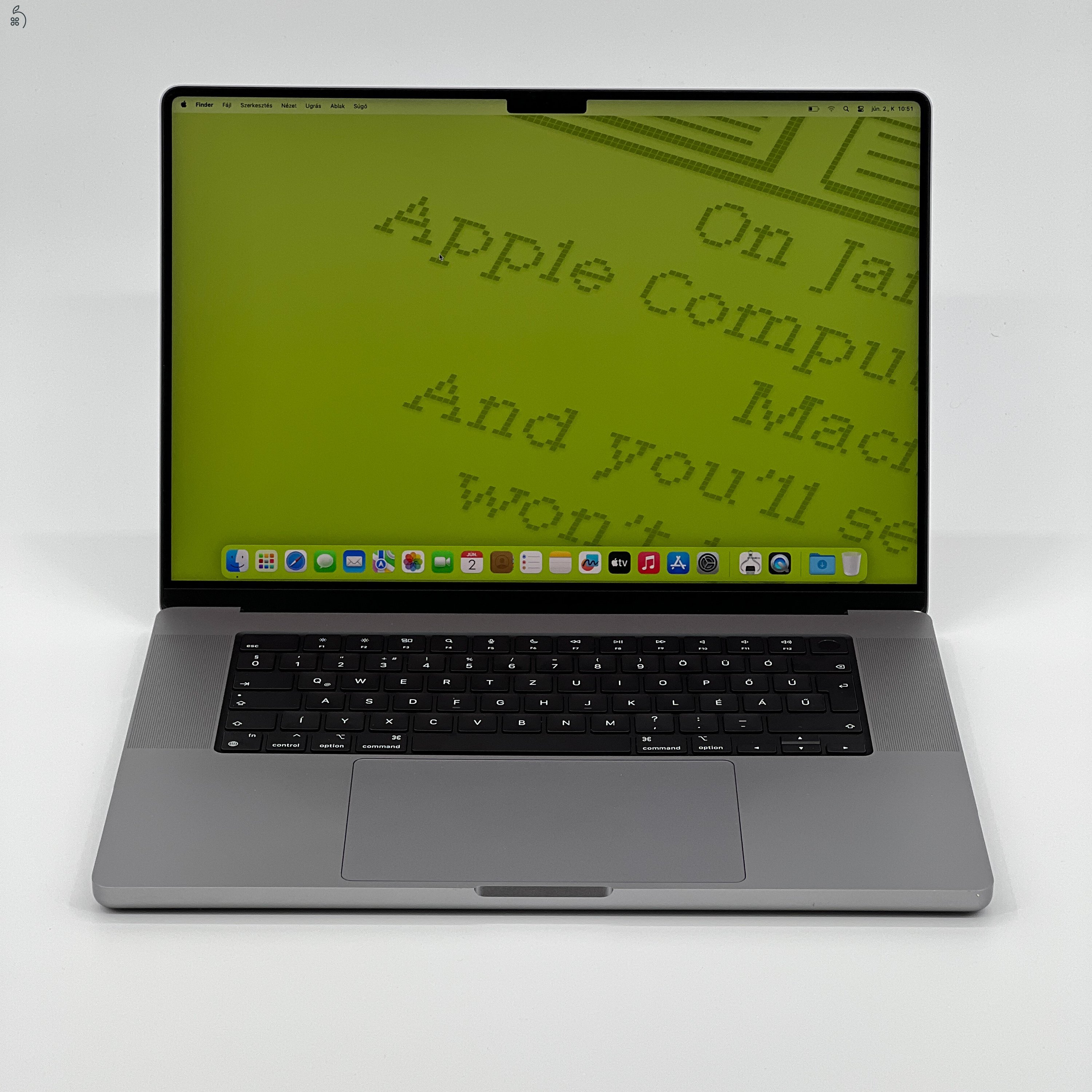 MacBook Pro 16″ 2021, M1 Pro 10 Cores, 16 GB RAM, 16 core GPU, 512 GB SSD, 27% Áfás 0489AB