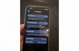 Apple iPhone 15 128 GB Pink - 87% akkumulátor - 7db extra tok és 2 üvegfólia / Független