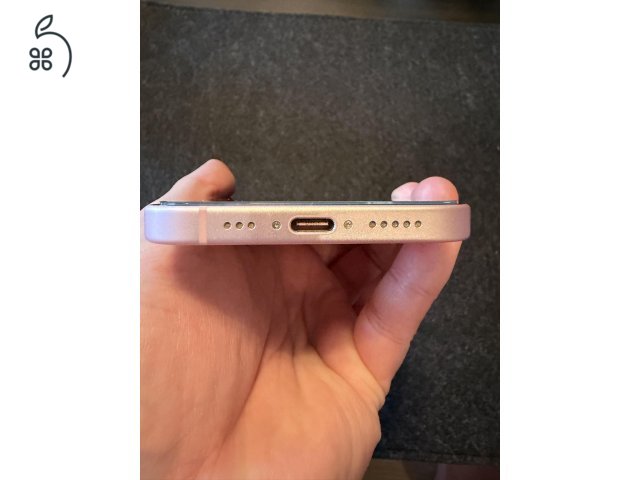 Apple iPhone 15 128 GB Pink - 87% akkumulátor - 7db extra tok és 2 üvegfólia / Független