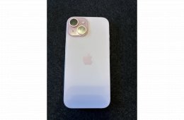 Apple iPhone 15 128 GB Pink - 87% akkumulátor - 7db extra tok és 2 üvegfólia / Független