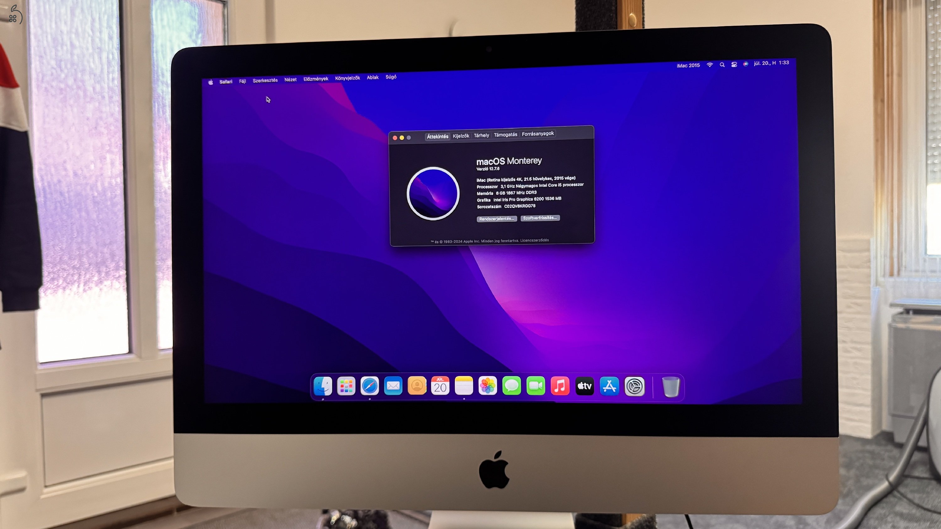 iMac Slim 4K (2015) mint az új!