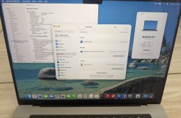  Macbook Pro 16' Spacegray M1 Pro /16Gb ram/ 512Gb  SSD Új Akksi!