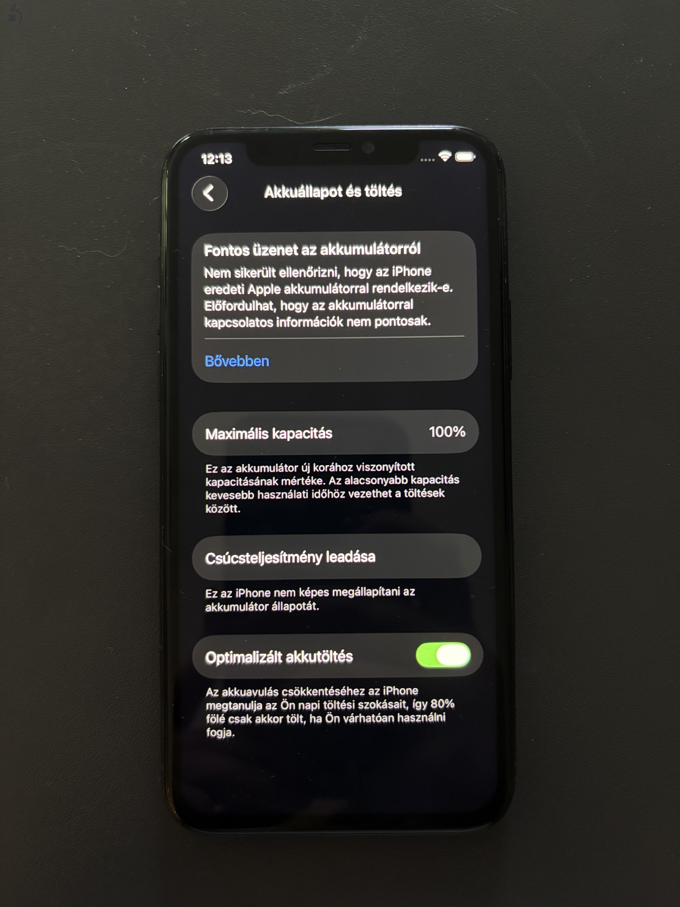 Eladó iPhone 11 Pro 64 GB – Midnight Green (Kártyafüggetlen)