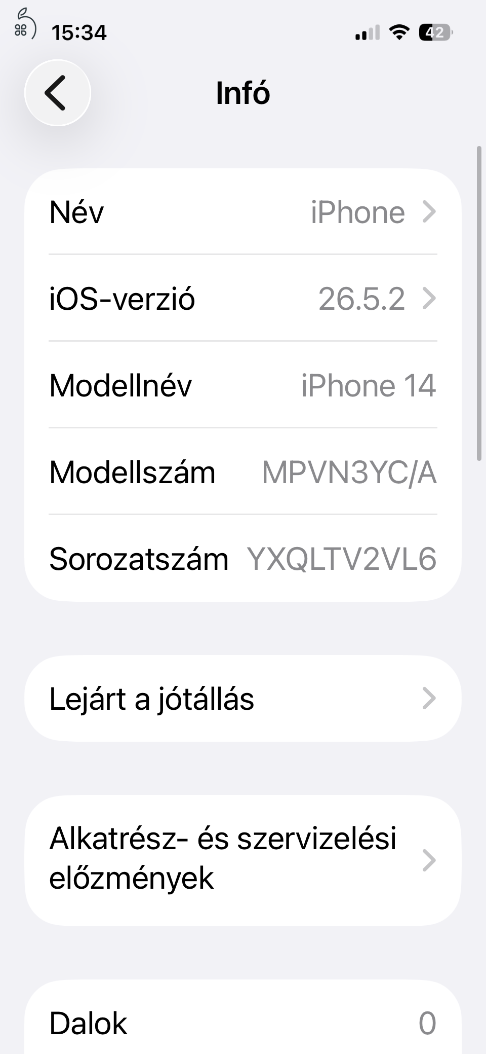 Eladó Iphone 14 128gb