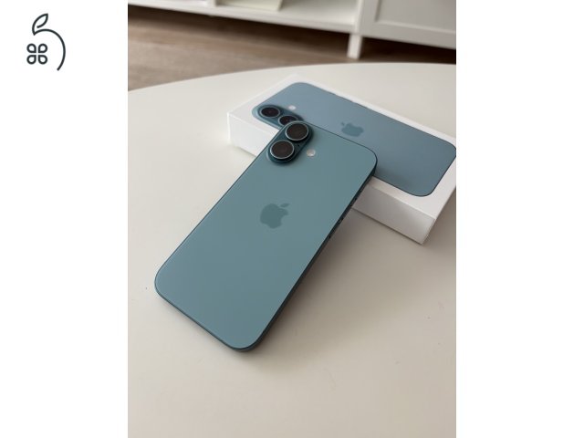 Nagyon szép állapotú iPhone 16 -128Gb -Teal