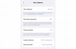 Nagyon szép állapotú iPhone 16 -128Gb -Teal