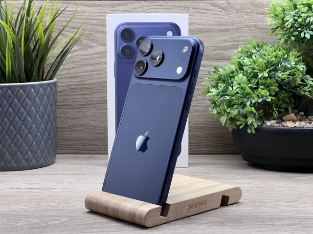 Hibátlan iPhone 17 Pro Max Deep Blue 256GB 2 ÉV Garanciával 100%  2027.05-ig Apple gari