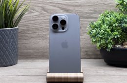 Hibátlan iPhone 16 Pro Natural Titanium 128GB 2 ÉV Garanciával 90%