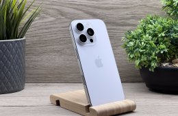 Hibátlan iPhone 16 Pro White Titanium 256GB 2 ÉV Garanciával 90%