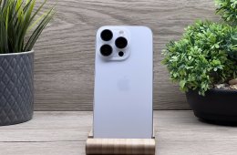 Hibátlan iPhone 16 Pro White Titanium 256GB 2 ÉV Garanciával 90%