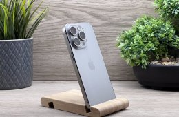 iPhone 15 Pro Natural Titanium 128GB 2 ÉV Garanciával 100%