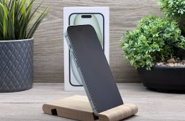 iPhone 15 Green 128GB 2 ÉV Garanciával 90%