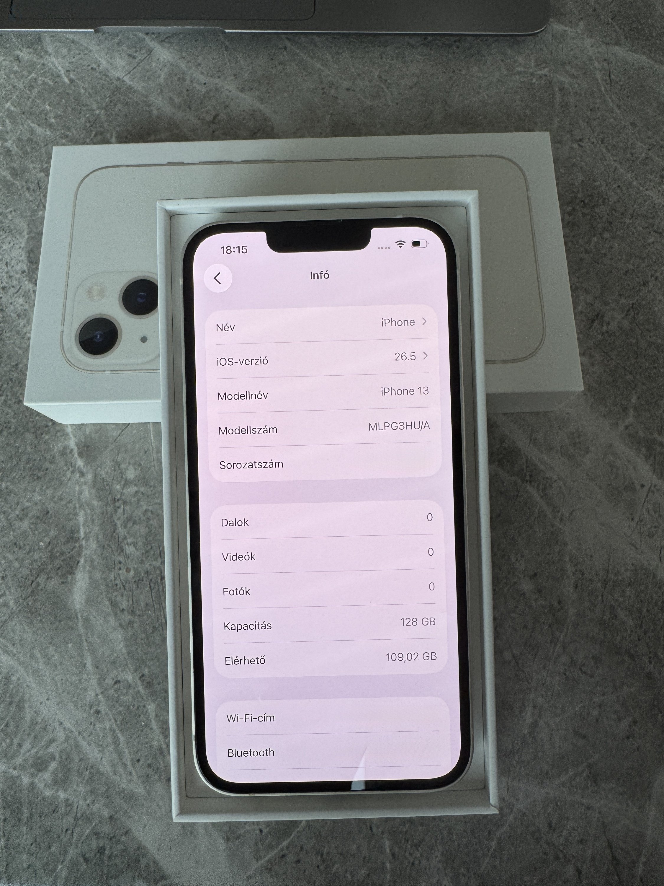 Eladó Apple iPhone 13 Starlight 128 GB független – újszerű állapotban