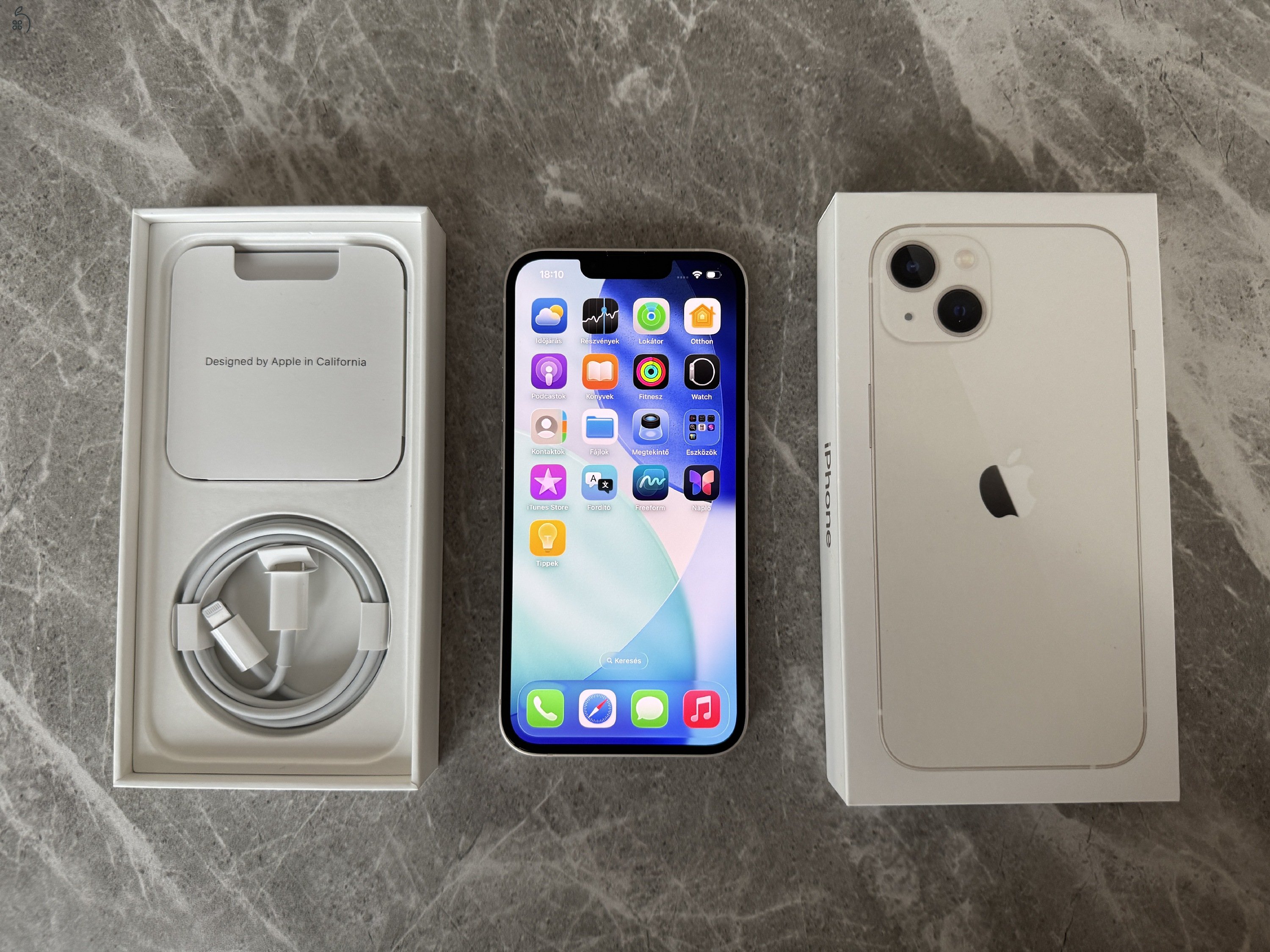 Eladó Apple iPhone 13 Starlight 128 GB független – újszerű állapotban