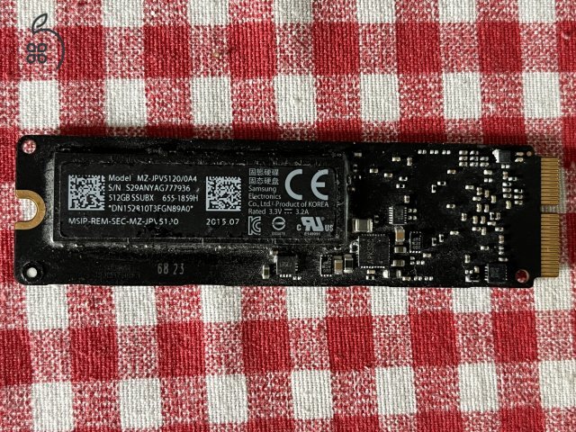512 GB APPLE 100 / 100 % -os SSD eladó.