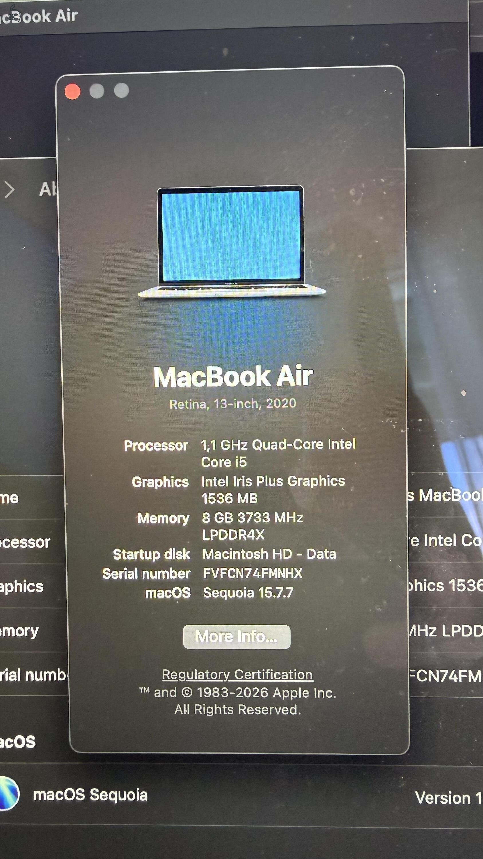 MacBook Air Retina 13 inch 2020