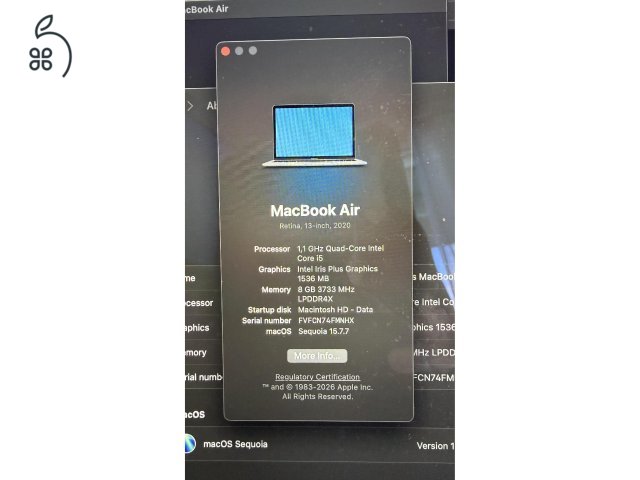 MacBook Air Retina 13 inch 2020