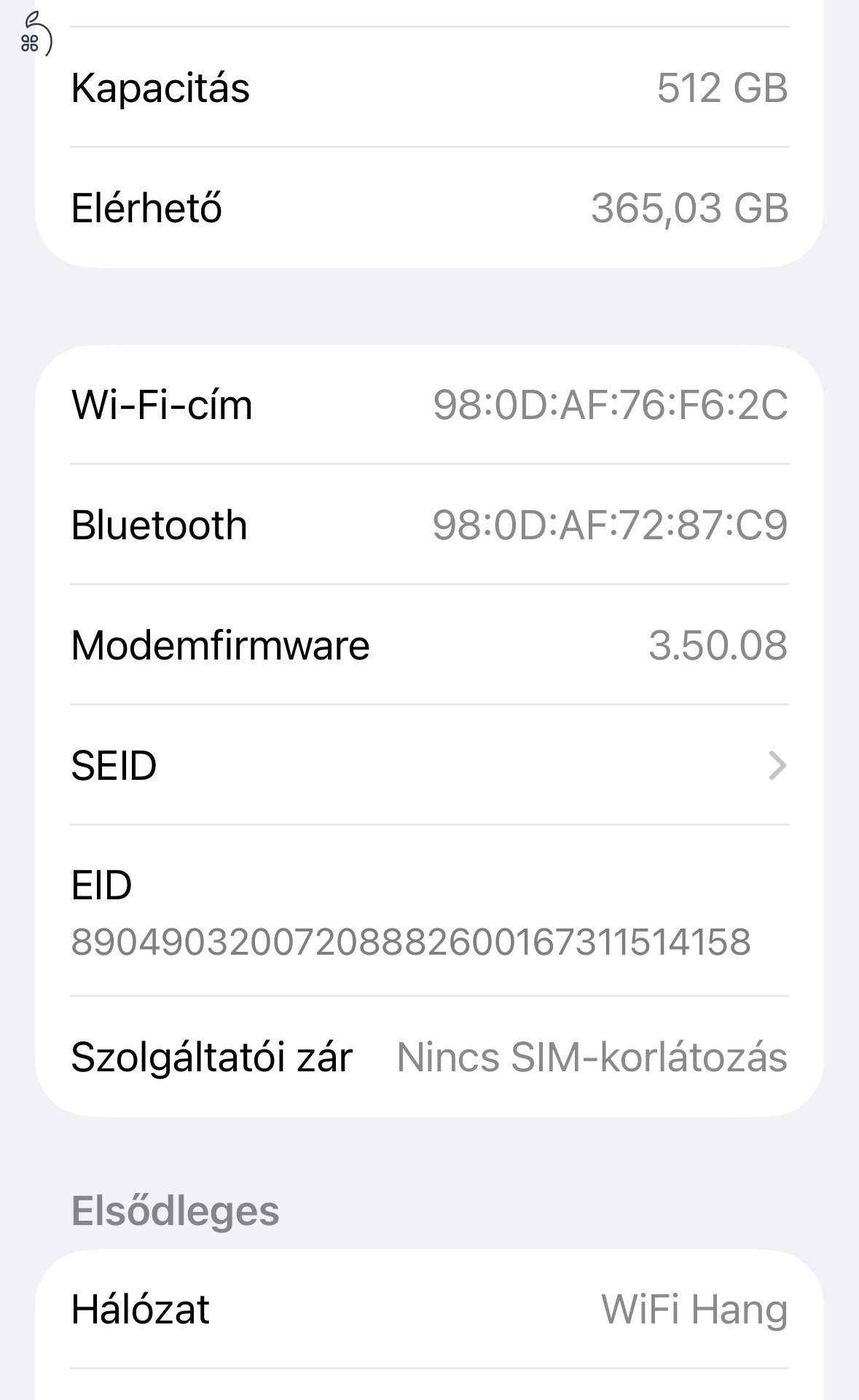 iPhone 15 Pro 512GB - Kártyafüggetlen - Kék titán - Újszerű állapotban + GUESS MagSafe tok!