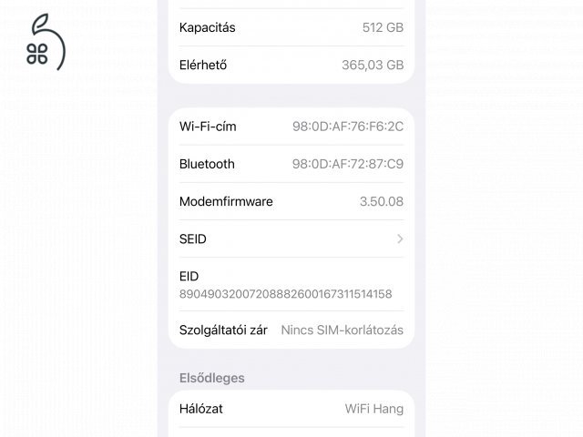 iPhone 15 Pro 512GB - Kártyafüggetlen - Kék titán - Újszerű állapotban + GUESS MagSafe tok!