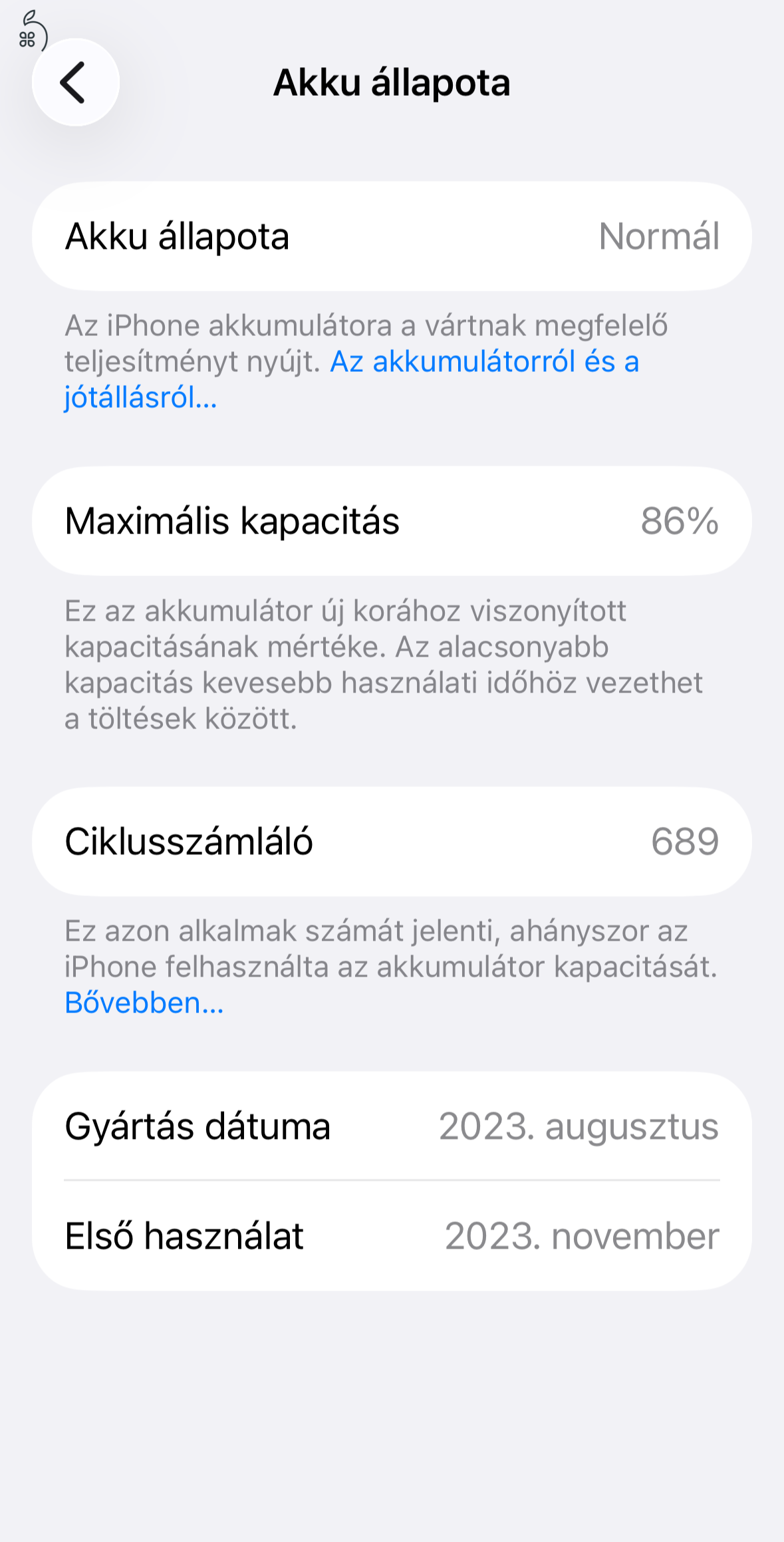 iPhone 15 Pro 512GB - Kártyafüggetlen - Kék titán - Újszerű állapotban + GUESS MagSafe tok!